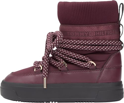 Tommy Hilfiger Damen Snow Boot Water Repellent Fw0fw09260 Outdoor-Stiefel