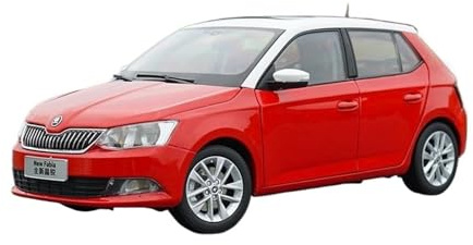 Modellauto Im Maßstab Modell Im Maßstab 1 18 Für Skoda Fabia, Autolegierung, Druckgussmodell, Statisches Display-Souvenir Für Die Sammlung(Yellow)