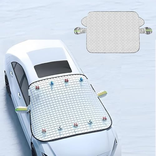 XCUNMMB Auto Windschutzscheiben Abdeckung für VW Tiguan 2 2020-2023, Frontscheibenabdeckung Winter Scheibenabdeckung Abdeckung Auto Frontscheibe