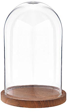 Clayre & Eef 6GL1945 Glasglocke Ø 17 * 25 cm