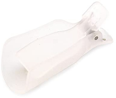 KADS 10pcs/set Plastic Acrylic Nail Art Soak Off Cap Clip UV Gel Polish Remover Wrap Cleaner Superior Clip Caps Tools (White)