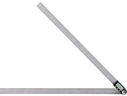 Yangoutool Digital Angle Ruler 20inches/500mm Stainless Steel Digital Angle Finder and Protractor Large Gauge Precision Measuring Tool for Woodworking Metalworking and Construction