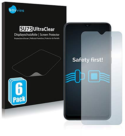 savvies Protection Ecran pour Samsung Galaxy A10 / Samsung Galaxy M10 (6 Pièces) - Film Protection Ultra Clair