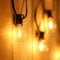 Tomshine LED Lichterkette Glühbirnen, G40 Glühbirnen Lichterkette Außen,6,5M Led Lichterkette Glühbirne 12 Birnen mit 1 Ersatzbirnen, für Hochzeiten im/Xmas/Party, IP44 Wasserdichte