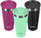 SHO Calix - Insulated Stainless Steel Coffee Cup, Travel Mug & Tumbler - Splash Proof - 500ml - 6 Hours Hot & 12 Hours Cold - Reusable, BPA Free, Thermal Vacuum Flask (Pastel Green, 500ml)