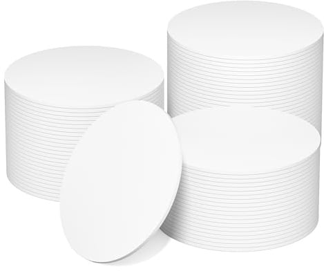 100 Stück NFC Tag Karten, Programmierbare NFC 215 Tags Wasserdichte PVC NTAG215 Karte Runde 25mm NFC Cards Chip, 504 Bytes Speicher für Android iPhone und Oth Geräte