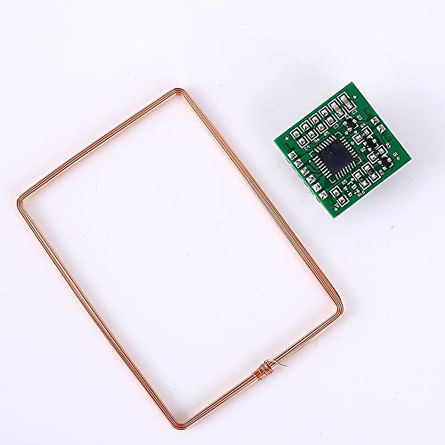 DONGKER Lesemodul, 134,2 kHz RFID-Kartenleser-Sensormodul, kontaktloser Controller mit Antennenanzug ISO 11784/85 oder kompatibler Karte