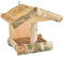 windschief-living Vogelfutterhaus BELLEVIE, Landhaus, Birkenholz, Garten Outdoor, 24 cm