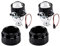 Astra Depot H1 Bi-Xenon 2.5 inch Headlamp Projector Lens Compatible With Headlights Retrofit, Custom Headlamps Conversion