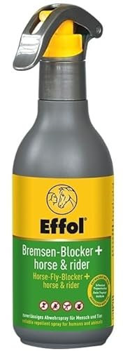 RL24 - Bremsen-Blocker+ Horse & Rider | geruchsneutraler Insektenschutz | gegen Bremsen, Mücken & Fliegen | Fliegenspray Pferd & Reiter | Bremsenspray für Pferde | 1 x 250 ml Spray