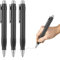 PEUTIER 3uds Bolígrafos Grandes y Pesados, 20cm Oversized Bolígrafo Gigante Ponderado para Escribir Suavemente Bolígrafos Gordos Herramienta de Escritura Gigante para Escuela y Oficina (Negro)