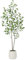 Kazeila Kunstpflanzen Groß 150cm Künstliche Ficus Pflanzen,Plastikpflanzen mit Weiß Topf für Home Wohnzimmer Schlafzimmer Büro Deko(1Pack)