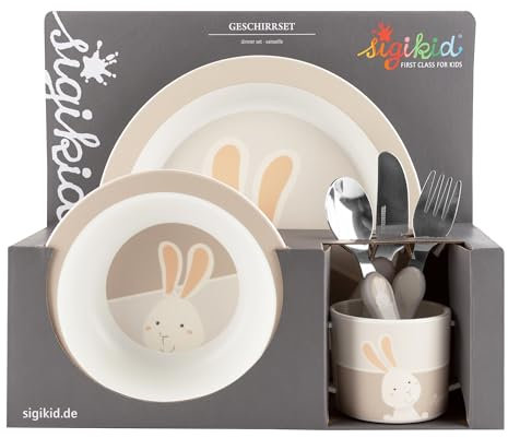 Geschirr-Geschenk-Set Hase, 6 tlg. r PET Kindergeschirr