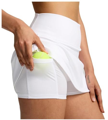 Shorts Damen Sommer Sport Shorts Kurze Hosen 2 in 1 Laufshorts Fitness Sporthose Running Yoga Jogging Beiläufige Elastisch Schnelltrocknende Shorts
