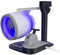 tkerinse Creative Desktop Turbo Desk Fan with Blue Tail Light, Adjustable Speed Push Rod Cooling Fan Desktop Fan, Portable Turbo with Humidifying Spray for Home Office