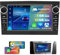 Dvrmedia Autoradio 4GB+64GB Android 13 für Opel Astra H Corsa Vectra C Zafira Vivaro Meriva 7 Touchscreen mit Bluetooth Radio kabellos CarPlay Android Auto Autoradio 2din mit GPS FM WiFi DSP
