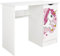 leomark scrivania per bambini in legno, mobile per computer, scrittoio stile moderno, tavolo per imparare e giocare, mobili per la camera dei bambini, motivo Unicorno, Dimensioni: 90cm x 50cm x 77cm.