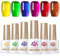 BORN PRETTY Jelly Gel Nail Polish 6 Colors Neon Gel Polish Crystal Transparent Spring Summer Blue Green Red Colours Soak Off U V LED Nail Art DIY Manicure