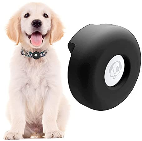 Silikonhalter für Airtag Hundehalsband, Aufschiebbare Leichte wasserdichte Hülle für Airtag Hund/Katze 2021 Zubehör