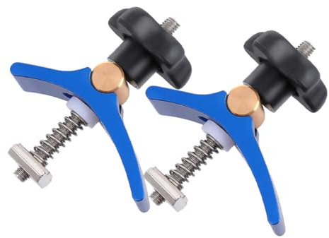 NULYLU 2stücke Aluminium-t-schienen-niederhalteklemmen Klemmvorrichtung Passend Für T-schienen Und Für