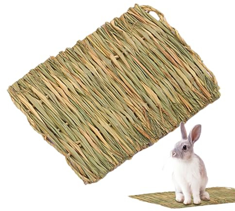 Alfombra De Hierba Natural para Gatos | Estera Trenzada De Descanso | Juguete De Masticación De Hierba Natural Y Alfombra Acogedora para Gatos Y Perros: Área De Relajación Cómoda Y Sueño