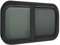 TouSuaRSi Wohnwagen Fenster Caravan Seitenfenster Push-Pull-Fenster für Wohnmobile Abgerundete Schiebefenster aus Aluminiumlegierung mit Insektennetz für Camper, Wohnmobile, Baufahrzeuge, Marine