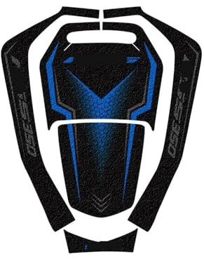 Xiayao per Forza per NSS350 20-23 Adesivo per Serbatoio Moto Adesivo per Serbatoio Carburante Trazione Laterale(Bule)