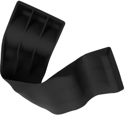 Portable Silicone Wine Bottle Rack Black Foldable Wine Holder for Motorhome