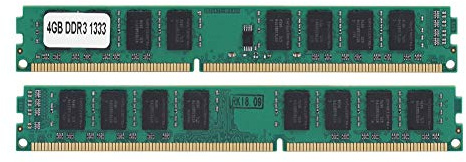 Ycauty Transmisión Rápida de Datos Memoria DDR3 RAM 4GB para / 1333MHz Amplia Compatibilidad