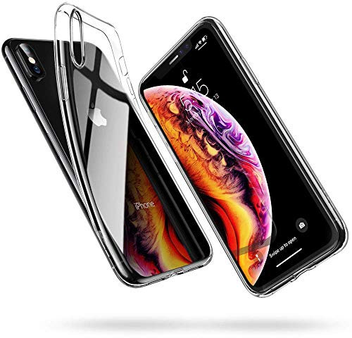 ESR Cover Compatibile con iPhone XS, Cover Compatibile con iPhone X, Custodia Gel Trasparente Morbida Silicone Sottile TPU Ultra Leggera Compatibile con iPhone XS,X da 5.8