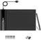 VEIKK Grafiktablett 6 x 4 Zoll Zeichentablett mit Drucksensitivem Stift,8192 Druckstufe OSU Pen Tablet Stylus für Android, Windows und Mac OS- Schwarz (S640 V2)