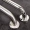 Stahlia Haltegriffe für Senioren Ø 25mm Handlauf Edelstahl glänzend 600mm Aufstehhilfe Toilette Handtuchhalter Bad Badewannengriff Duschgriff Handgriff