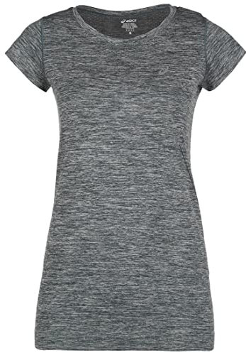 ASICS Race Seamless Laufshirt Damen dunkelblau/dunkelgrau, XS (34 EU)