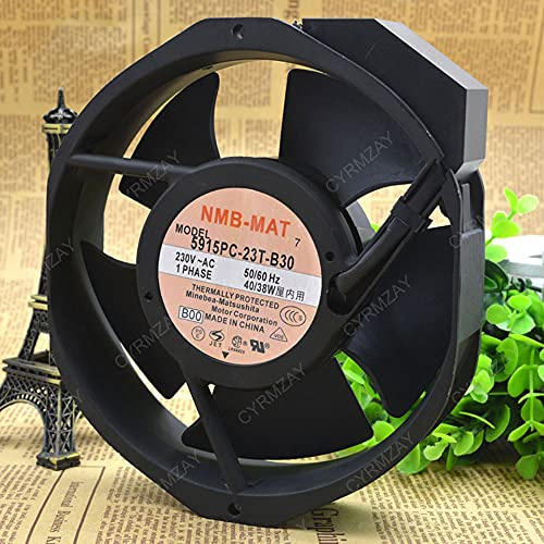 CYRMZAY Ventilador Compatible para NMB-MAT 5915PC-23T-B30 230V 40/38W 172 * 150 * 38MM 17cm AC cooling Ventilador