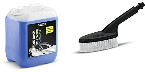 Kärcher 5 L Canister Pressure Washer Detergent, Car Shampoo & 69032760 Car Wash Brush, Pressure Washer Accessory