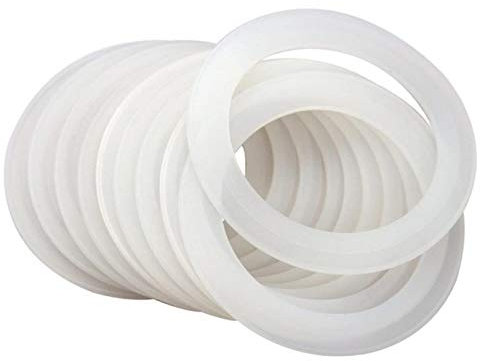 10pcs Silicone Seal Rings, Replacement Spare Food Grade Silicone Gasket Seals Fit for Thermal Cup/Vacuum Bottle/Bullet Flask/Mug Cover (Size: 86mm)
