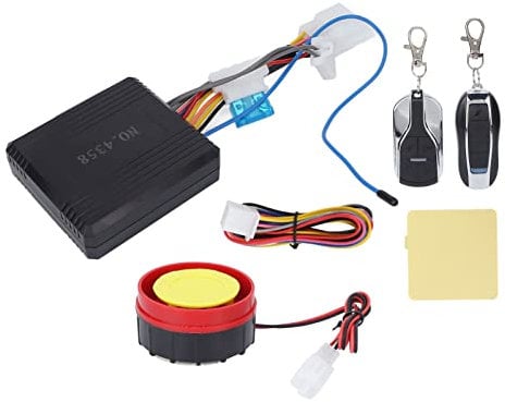 Sistema de Alarma antirrobo para Motocicleta, Kit de Sistema de Alarma antirrobo Universal para Motocicleta de 12 V con Control Remoto unidireccional Impermeable para Moto Scooter