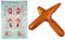 CCcollections Holztherapie-Massagewerkzeug-Set- Komplettes Reflexzonenmassage-Set für Profis- Ideal zur Entspannung, Schmerzlinderung und Selbstpflege mit natürlichen Massagewerkzeugen (Set D)