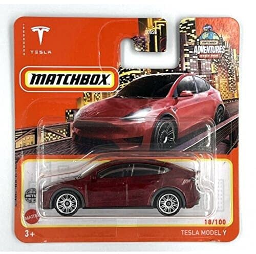 2022 Matchbox Tesla Model Y Red 18/100 (Short Card) HFR24