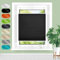 Homland Plissee ohne Bohren Klemmfix B100 x H130 cm Schwarz, Plissees für Fenster und Tür, Jalousie Easyfix Plisseerollo mit Klemmträger Sonnenschutz und Sichtschutz lichtdurchlässig Rollo