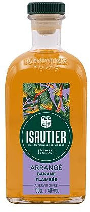 Rhum arrangé ISAUTIER – Banane Flambé – 40° - 3x50cl