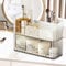 NAROSEBE Organizador Cremas y Cosmeticos Organizador Transparente Maquillaje Organizador Cremas Faciales Bandejas Organizadoras Maquillaje Organizador de Cosmeticos Maquillaje para Cómoda Baño Lavado