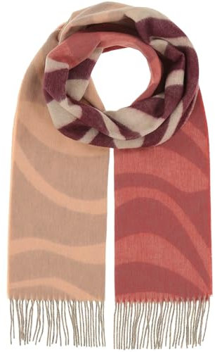 FRAAS Cashmink Schal 34 x 200 cm - Weicher als Kaschmir - Schal mit Wellen-Design - Made in Germany - Sustainability Edition Burgundy