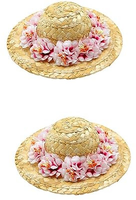 COLLBATH Lot De 2 Chapeaux pour Chien Accessoire Unique Style Aléatoire