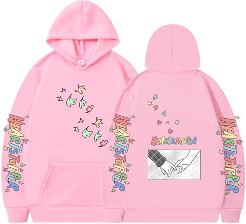 Silver Basic Nick Charlie Sweat à Capuche de Sport imprimé Manga pour Adultes-Pink-S1