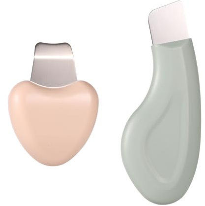 2pz Rimozione dei Punti Neri dal Naso, Spatola per la Pulizia Profonda della Pelle Strumenti per la Raschietto per Punti Neri Spatola per il Viso per Donne Uomini