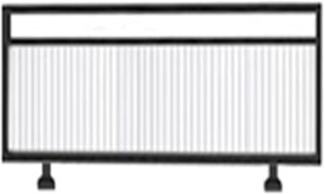 Sichtschutz-Panel, Sichtschutz für Büro, Restaurant, Hotel, halbwandige Arbeitsplatte, niedriger Zaun-Trennwand (mit Halterung, 50 x 150 cm)