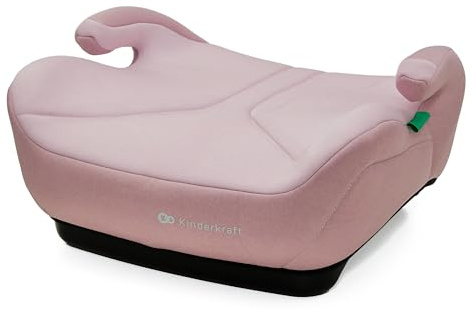 Kinderkraft I-BOOST 2 I-SIZE, Autositz, 125-150 cm, Babyschale, Sitzerhöhung für 6 bis 12 Jahre, einfache Montage, ergonomische Haltung, extra Schaumstoff, Rosa