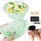 INCAFLINT Face Bowl for Ice with Built-In Icetray, Collapsible Silicone Wash Basin for Home Ice Water Facials, Cold Plunge Ice Bath, Portable Skincare - Facial Ice Therapy, Iced Fruit Beer Container