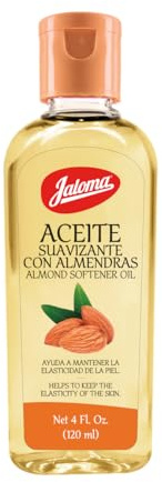 Jaloma Almond Oil, Nourishing Skin Softener for Lasting Elasticity, 4 FL Oz Bottle.